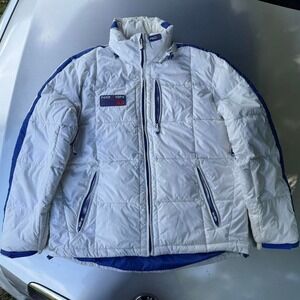 Noton "Rest in classic's" RCN white puffer snow ski jacket